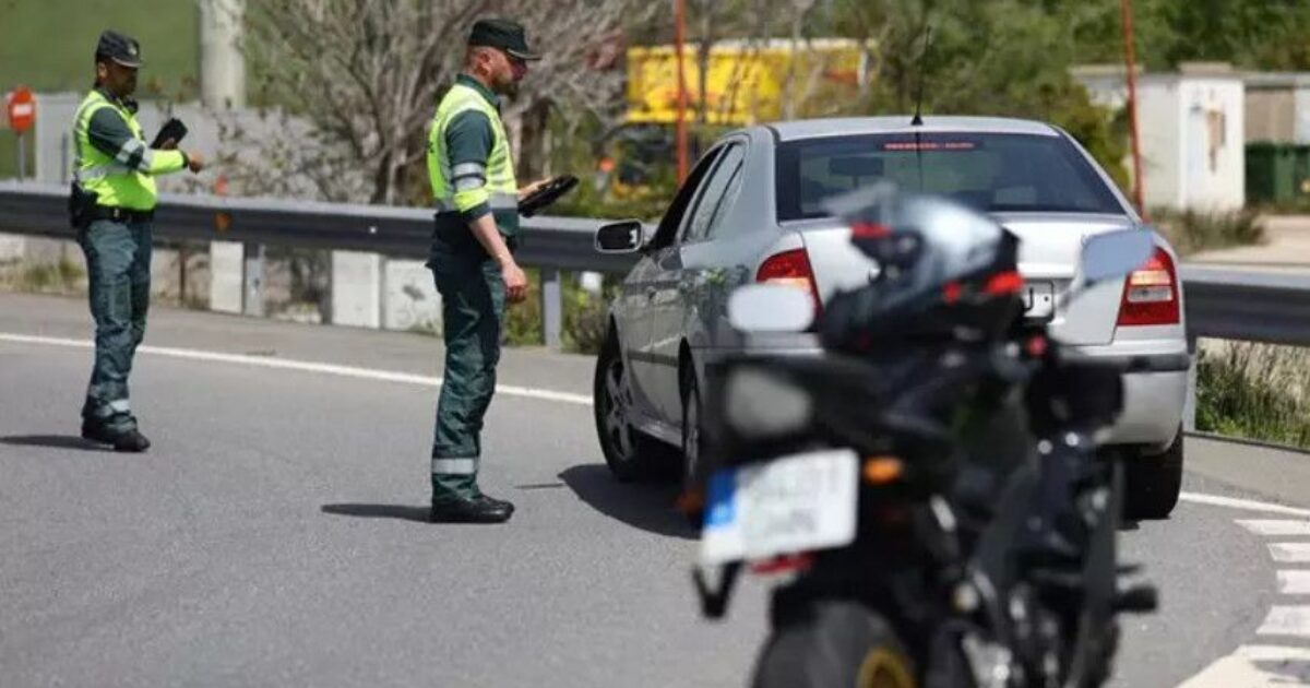 La Guardia Civil, en un control de tráfico.