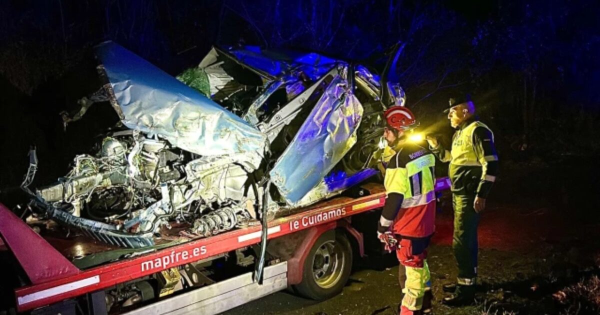 Fallece un hombre de 58 años tras salirse de la vía en Maside (Ourense)