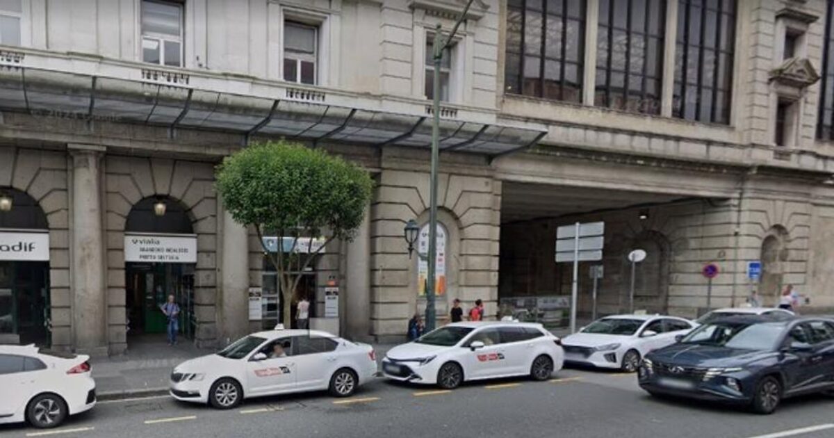 El bar en el que se ha producido la muerta del trabajador está situado cerca de la estación de Abando en Bilbao