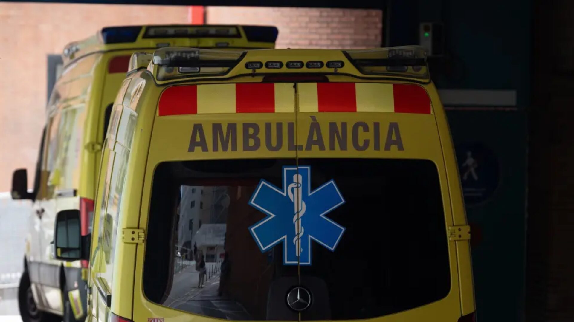 Una ambulancia de Cataluña